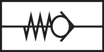 Schematic symbol: Check valve with spring