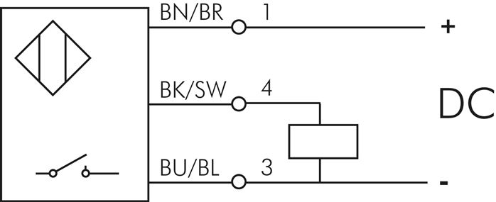 Schaltsymbol: vollelektronischer Sensor